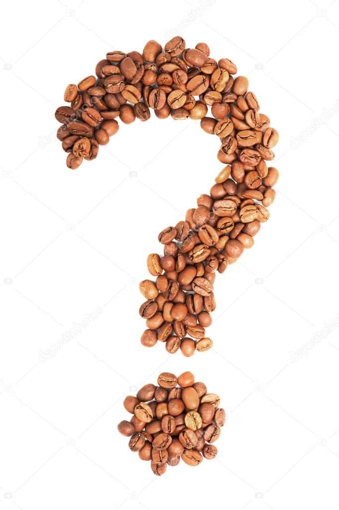 depositphotos 47458005 stock photo question mark from coffee beans